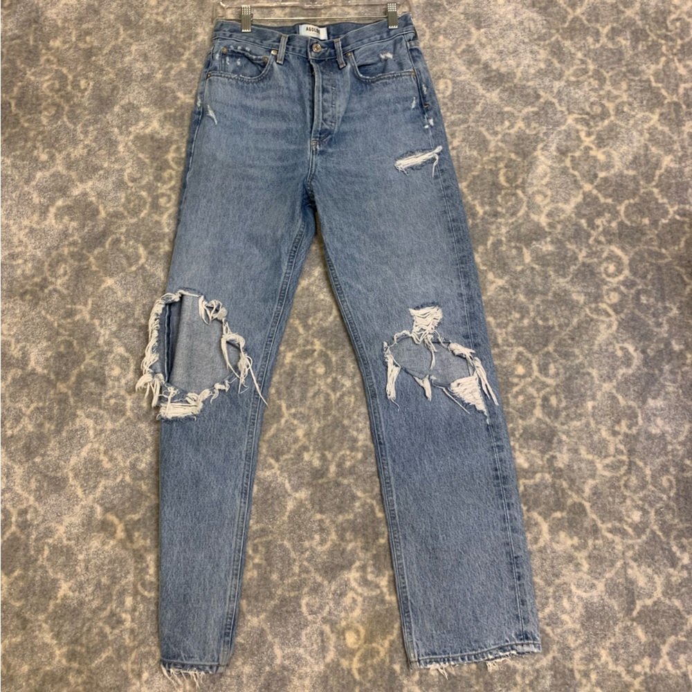 AGOLDE 90s Mid Rise Loose Fit in Fall Out